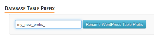 Changing the WordPress Database Table Prefix, Security through ...